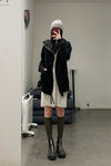BORIS BIDJAN SABERI Light Grey Cashmere Hat KNHAT2 FPI30001